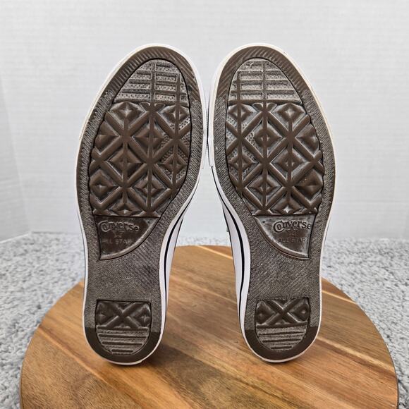 Converse Women 8 CTAS Shoreline Gray Canvas Low Top Casual Slip On Daily Sneaker - Picture 8 of 12